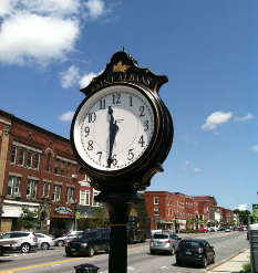 Taylor Park Clock, St. Albans, Vermont